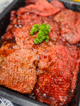 Marinated steak in Hickory BBQ