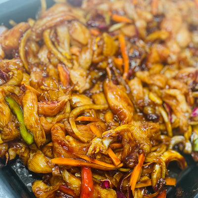 Chicken Stirfry in BBQ Plum (per kg)