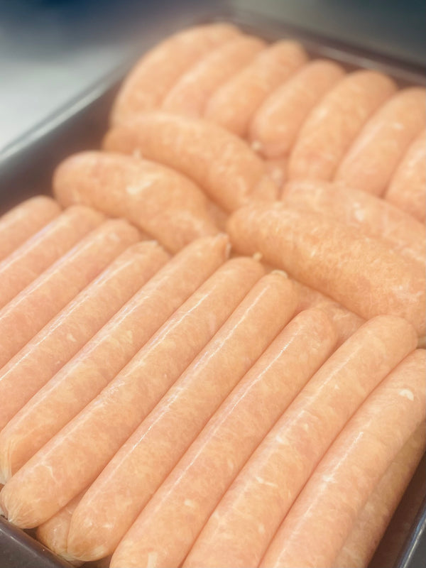 Lemongrass and Coconut Chicken Sausages (per kg)