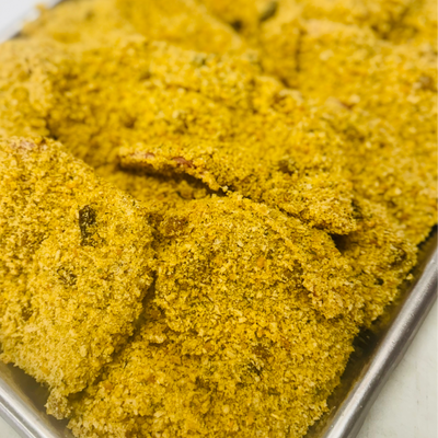 Macadamia & Apricot Pork Schnitzel (per kg)
