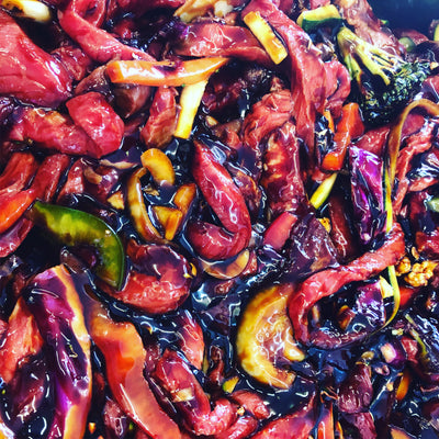 Beef stir fry in Honey Soy (per kg)