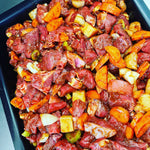 Sweet tomato and Basil Beef Slowcooker (per kg)